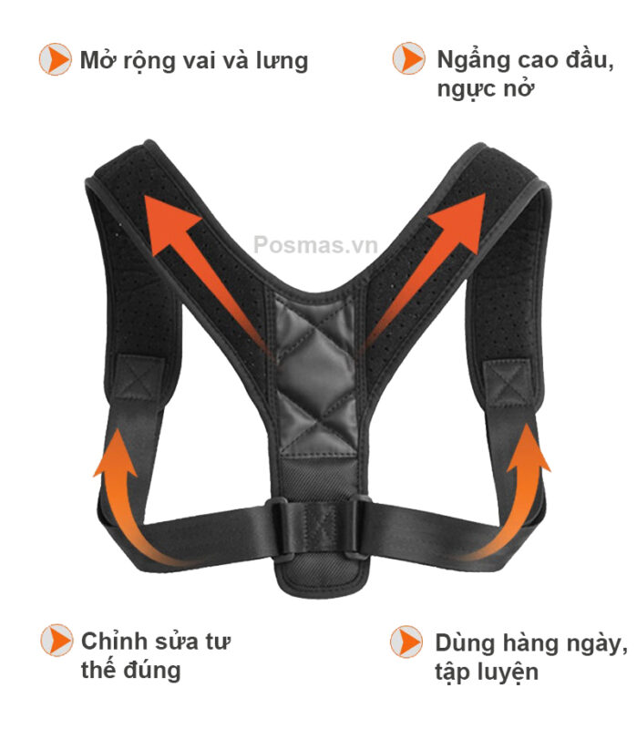 Đai chống gù lưng thể thao Posture Corrector J033